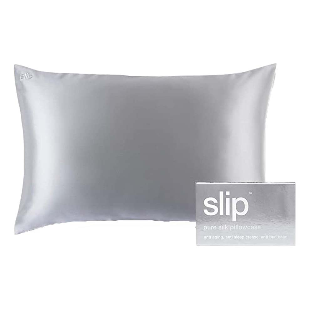 Silk Pillowcase - Queen - Silver