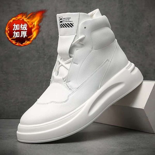 High Top Fashion Casual Thick Soled Men&#039;s Shoes Autumn and Winter New 2024