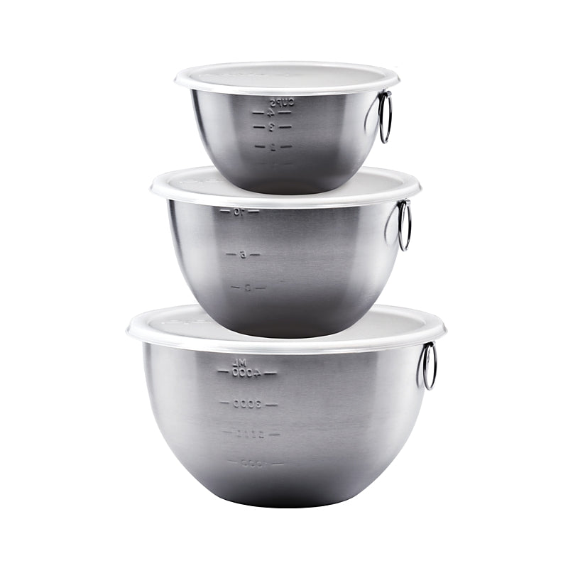 Tovolo Stainless Steel Mixing Bowls, Set of 3