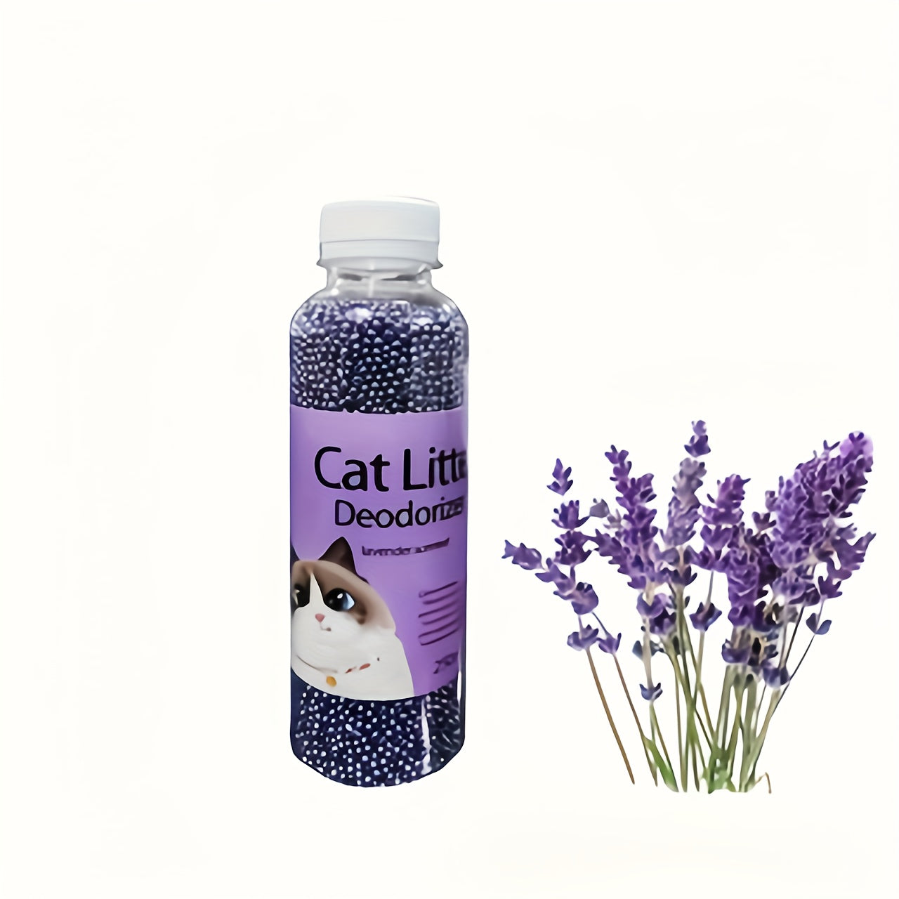 TEMU 8. 45oz Cat Litter Deodorant Beads For Kitten Toilet Artifact Activated Carbon Absorbs Kitty Sand Stink Cleaning Supplies