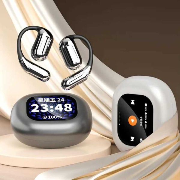 Headset Q16Pro phones V5.4 Wireless Earphones Sports Noise Reduction Waterproof Earhooks set Intelligent Touch Sn Z241105