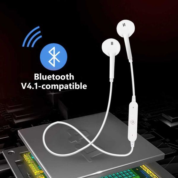 S6 Sports Wireless Earphones Wireless Earphones Music Earphones Stereo Bass Earphones Gaming Earphones with Microphone Y250108