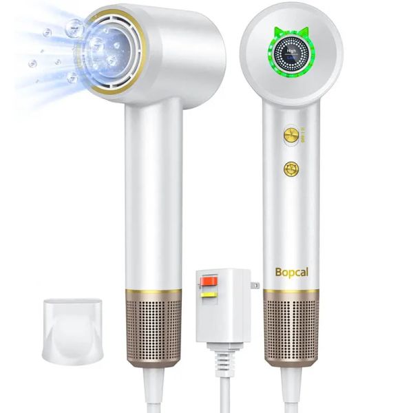 Negative Ionic 2024 Hair Dryer: High-Speed Blow Dryer with Thermo-Control