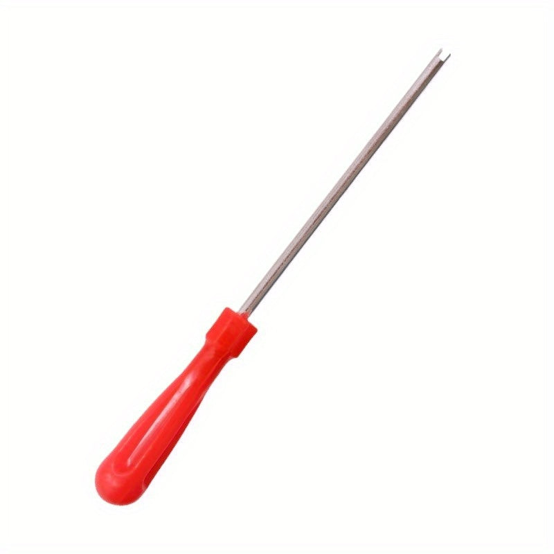 TEMU Red Plastic Handle Crochet Hook - For Plush Dolls, Stuffed Animals & Home Crafting - Durable Tool For Knitting, Crocheting & Diy Projects,