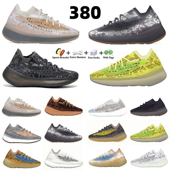 380 380s Running Shoes Alien Blue Calcite Glow Yecoraite RF Azure Reflective Triple Black Pepper Onyx Hylte Glow Stone Salt Lmnte Men Women