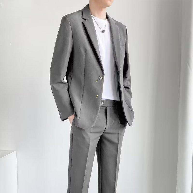 k1587 Business Casual Suit - Autumn Wedding Groom Attire