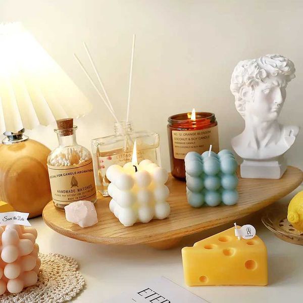Candles Modern Home Decoration Big Bubble Candle Soy Wax Aromatherapy Scented Candles Home Decorative Candles Birthday Gift L240910