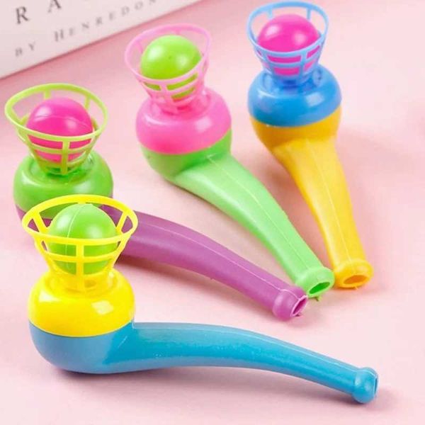 1pcs Montessori Blow Pipe amp Balls Toy Child Board Game Party Bag Fillers Wedding Kids Educational Toys for Kids ChildrenC250121