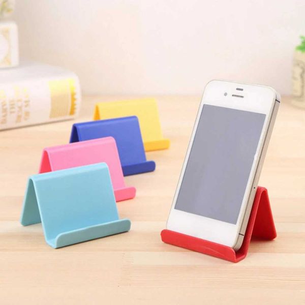 Universal Mobile Phone Stand Desktop Stand Plastic Desktop Stand Candy Color Mini Portable Phone Stand Y241106