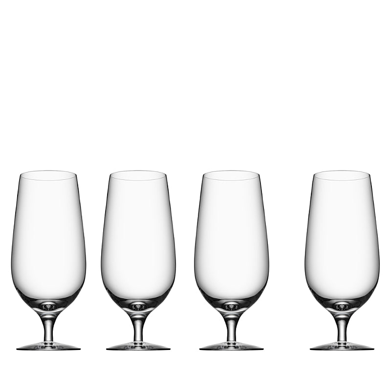 Orrefors Beer Collection Lager Glass, Set of 4