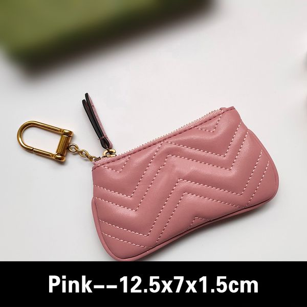 Wallets Designers Woman Designer Card Holder Coin Pouch Mini Bags High Quality Genuine Leather Golden Letter Cardholder Womens Bag With Keyc