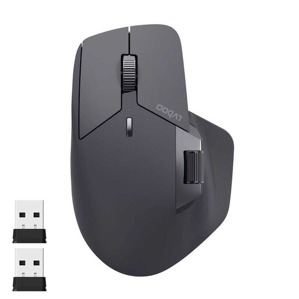 Mice Rapoo MT760L-MT760M Multi mode Charging Wireless Mouse Ergonomic 4000 DPI Supports Up to 4 Bluetooth Devices Y240627HR24