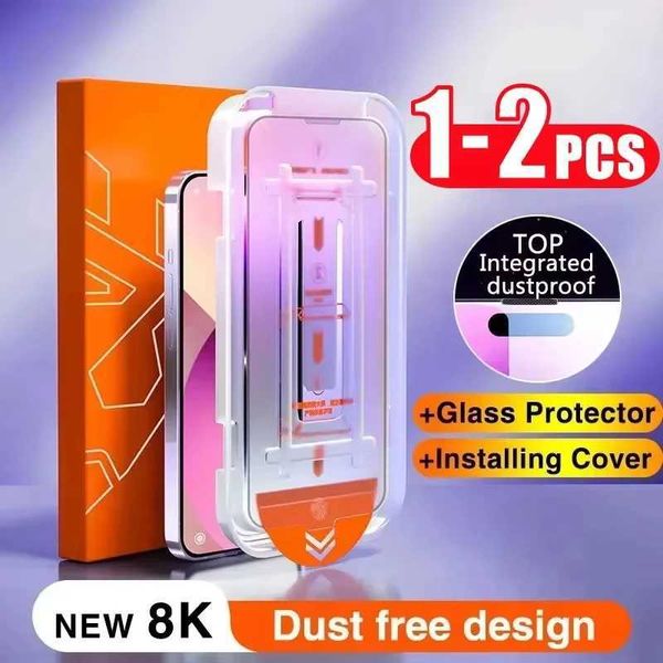 Cell Phone Screen Protectors 1-2PC dust-free coating suitable for Poco F6 X6 X3 M6 Pro HD Glass 13t 14 11t Pro easy to install screen protec