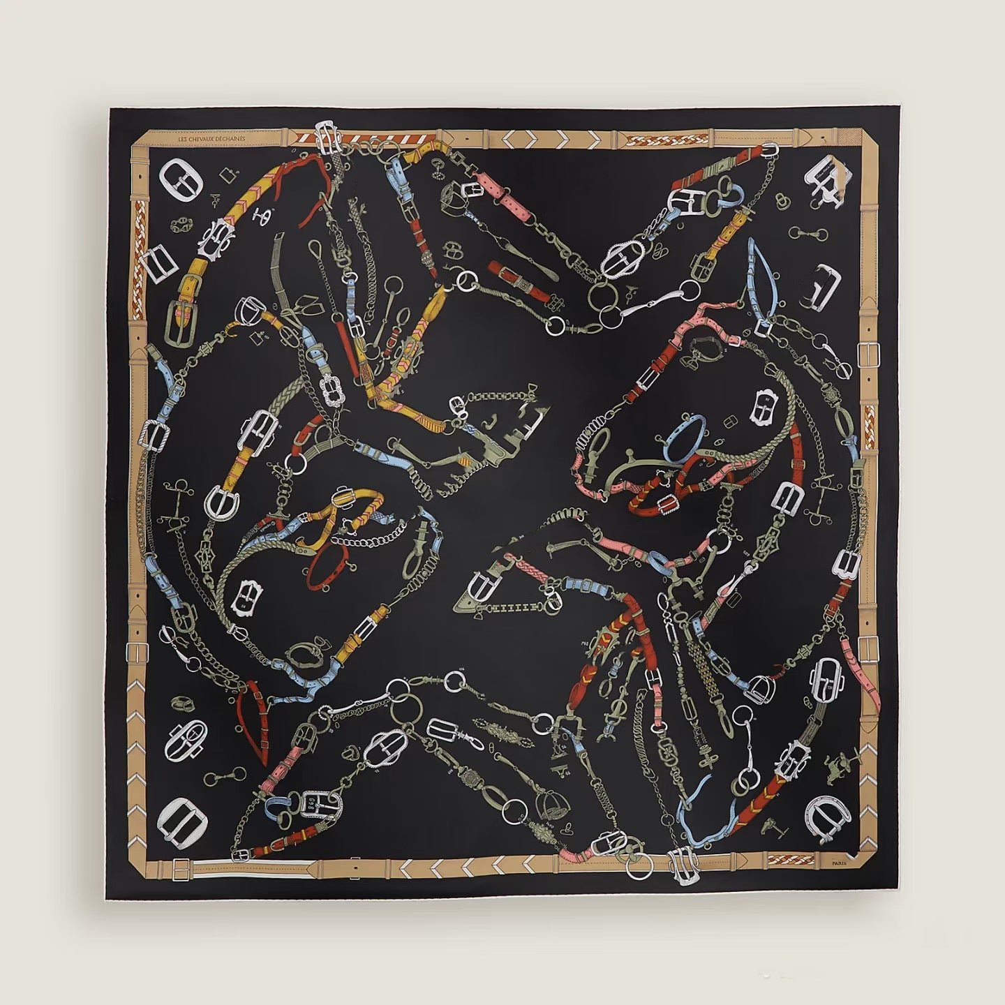 25ss 135*135 square scarf, H designer silk cashmere scarf, leaping horse, double-sided pure large square scarf, shawl, air conditioner towel Ladies