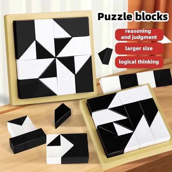 3D Puzzles educational hidden building block puzzle toys spatial thinking imagination ability training parent-child interactive game H241119