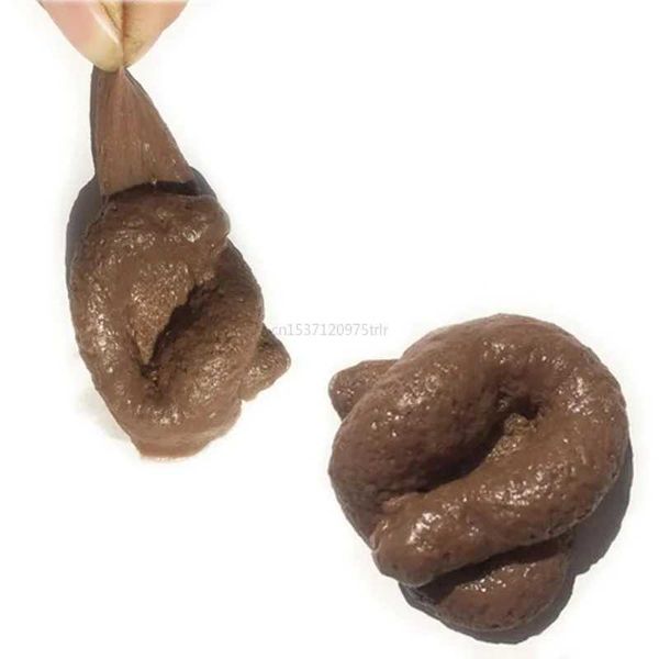 Realistic Shit Gift Funny Toys Fake Poop Piece of Shit Prank Antistress Gadget Squishy Toys Joke Tricky Toys Turd Mischief Y240827