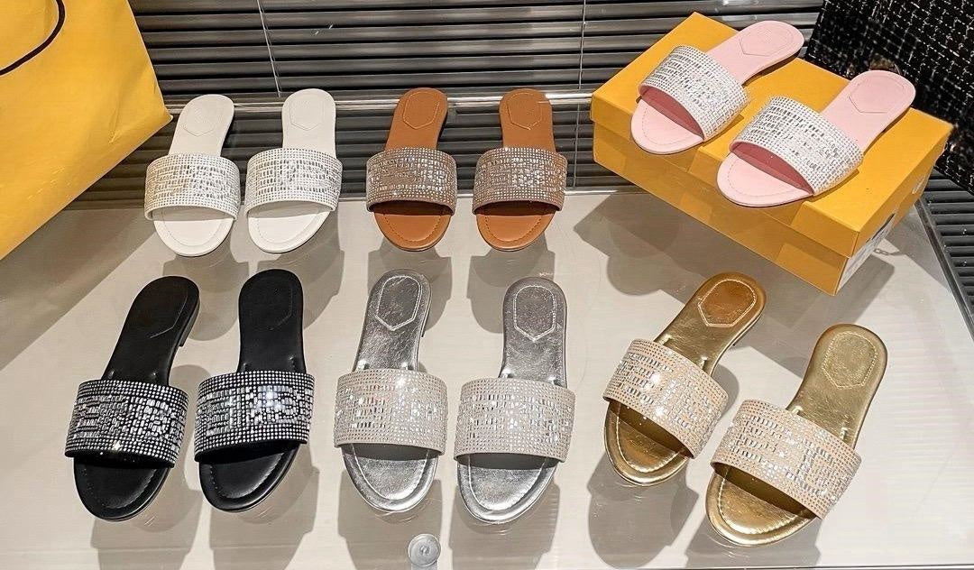 (Option Color As Pic Show) Good Quality Fashion Bottoms heeled Slippers Sandals Shoe Heels Women Dress Shoes Wedding 28708