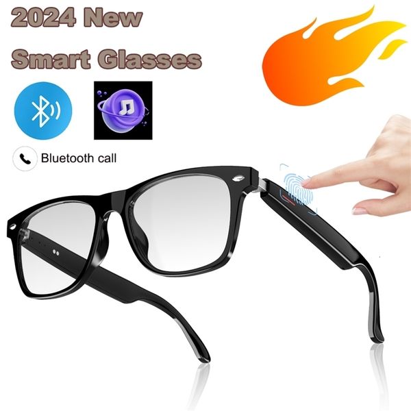 Camera Smart Glasses Bluetooth Call Voice Assistant Listening Music Glasses Smart Sports Polarization Sunglasses Anti Blue Glasses 241019 ww