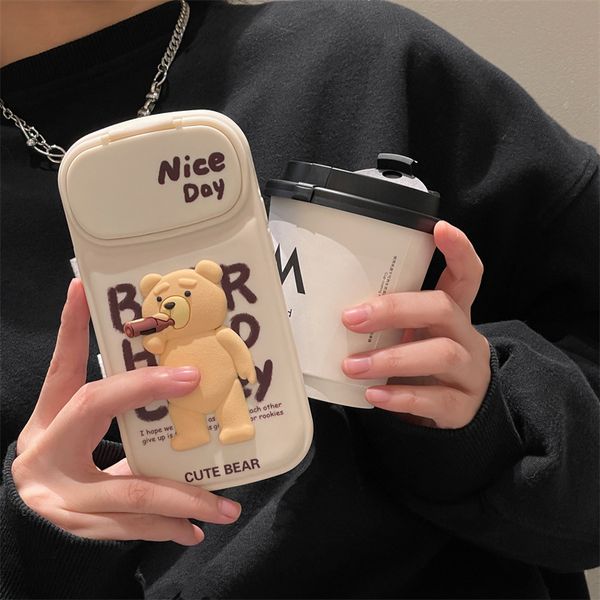 Farewell Little Bear Suitable for iPhone 14 Fun 12 ProMax Phone Case