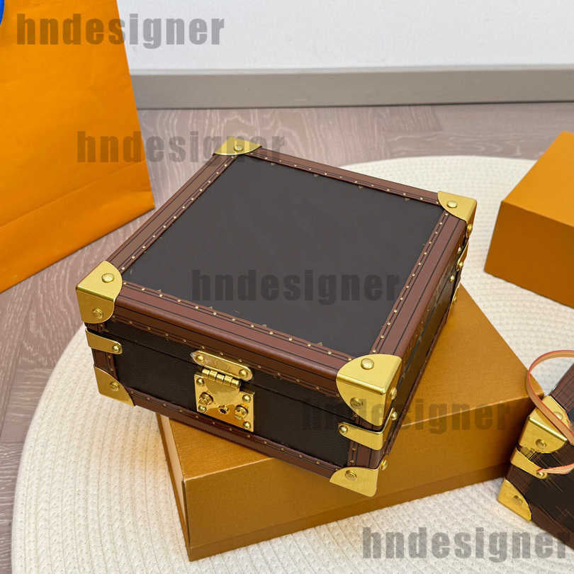 Designer Hardbox Jewelry Box Storage Box Makeup Bag Jewel Case Handbag Luxury Lipstick Case Watch Box Beauty Case Cosmetic Bag Earrings Bracelet Nec