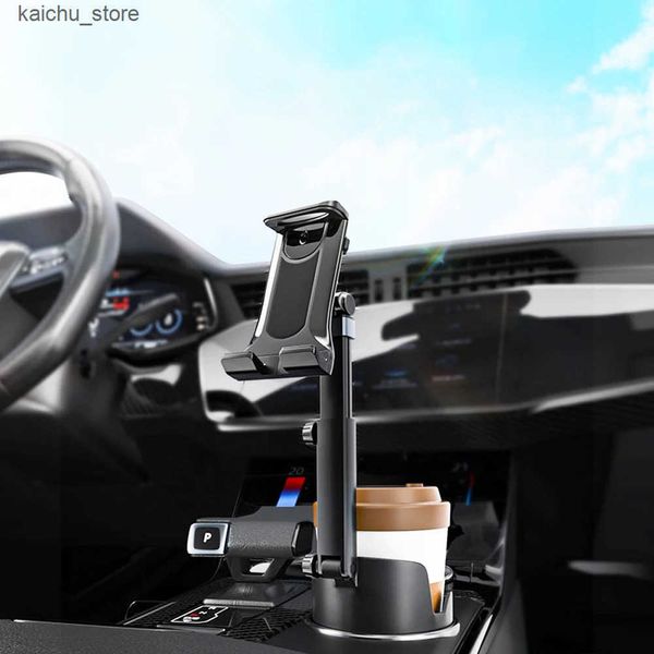 Cell Mounts Holders Car Cup Tablet Stand Phone Holder Expander Multifunction Support Adapter for Auto Interior Drink Organizer Storage Acces