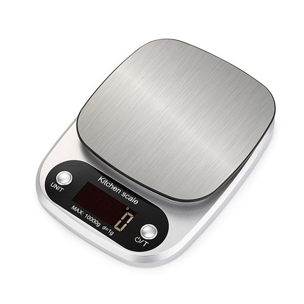 5kg-0.1g Digital Kitchen Scale 10kg-1g Food Scale Multifunction Weight Scale Electronic Cooking Baking Scale with LCD Display