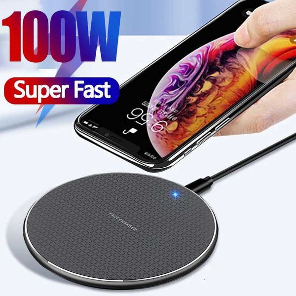 100W wireless charger suitable for iPhone 12 11 Xs Max X XR 8 Plus fast charging pad suitable for efone Doogee Note 9 Note 8 S10 Plus Y24111