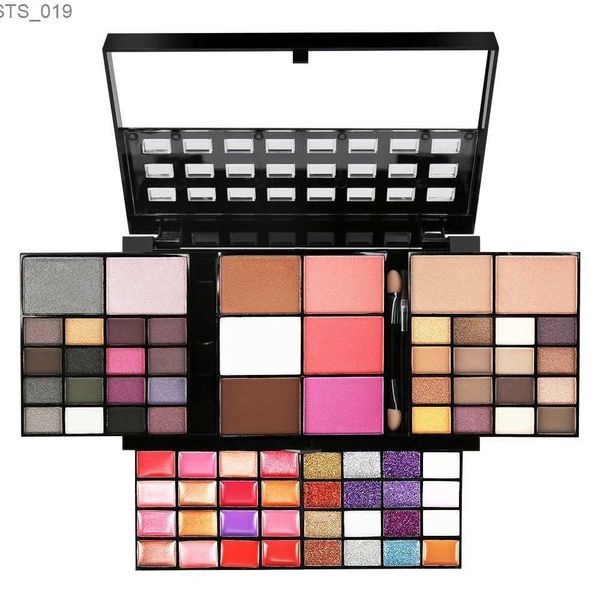 Makeup Tools 74 Color Eyeshadow Lip Gloss Combination Makeup Set Pearlescent Matte Eyeshadow Tray Concealer Flash Lipstick Cosmetic Set Box