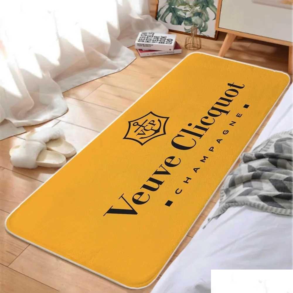 Bath Mats Veuves Clicquot Door Mat Room Super Absorbent Bathroom Carpet Bedroom Kitchen Balcony Foot Entrance T240604 Drop Delivery Otphs