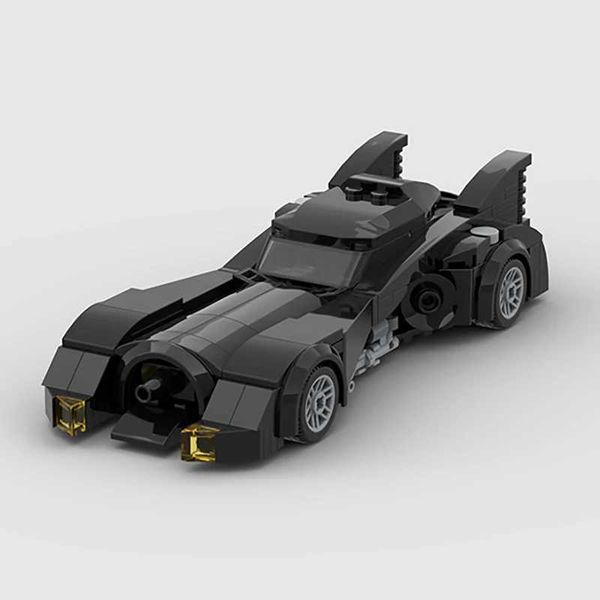MOC Car Batmobile V2 Racing Technical Vehicle Model Building Block Super Race brick Ideas Movie Hero Bat Toy Christmas Gift CiXJ241029