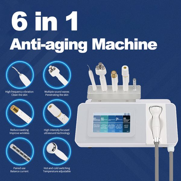 Portable 6 In 1 Fade Fine Lines Skin Regeneration Care Improve Facial Dryness Pore Repairing Equipment