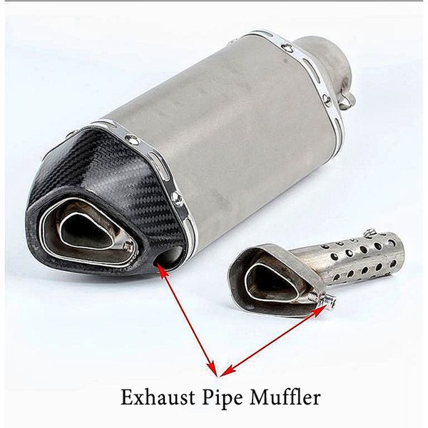 Motorcycle Exhaust Pipe Silencer Muffler DB Killer For Akrapovic Motocross Muffler 42mm 45mm 48mm For Moto Exhaust Pipe