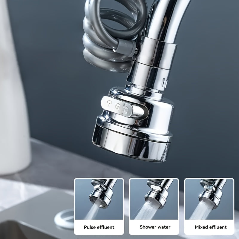TEMU A Handy Gadget With For Pulling And Stretching The Faucet, Increasing Water Pressure And Preventing Splashing, Suitable For Kitchen And Bathroom