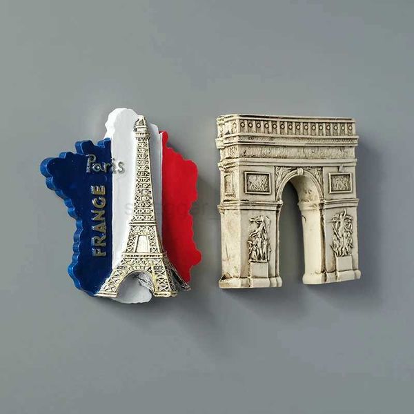 Paris France Eiffel Tower triumphal arch European refrigerator magnetic fridge magnets world tourist souvenir collection giftsXJ240809