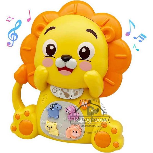 Musical Toys for Toddlers Kora Elephant Lion Baby Piano Light Up Musical Toys Baby Girl Toys Toddler Early Education Baby ToysC250117