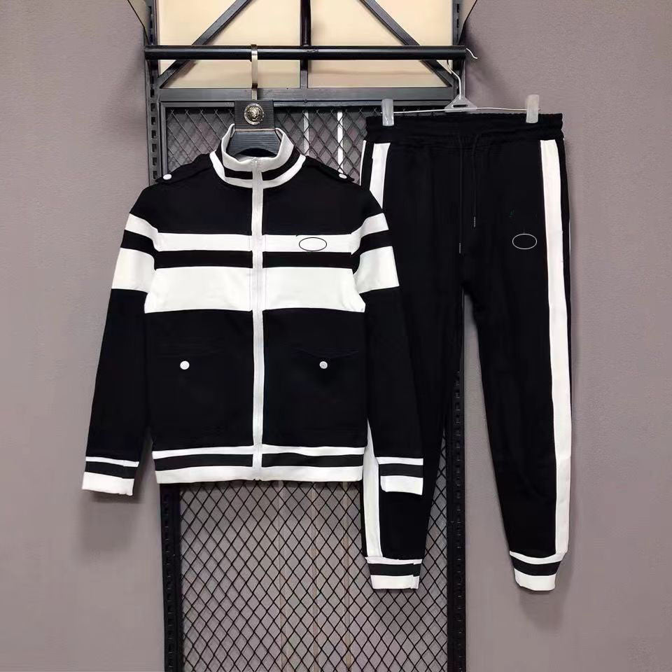 Mens Tracksuit Two Pieces Sets Jackets Hoodie Pants With Letters Fashion Style Spring Autumn Outwear Sports Set Tracksuits Jacket Tops Suits