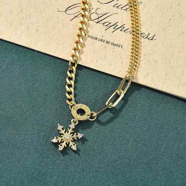 Messing Micro Pave klare Zirkonia Charm Armbänder