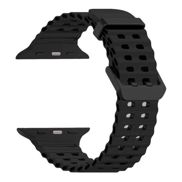 Smartwatch Watchband Adjustable Breathable Silicone Ocean Sport Smart Trail Band for Apple Watch Ultra
