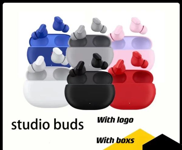 Buds Studio Earphones Bluetooth 5.0 Wireless Headsets High Quality Stereo Sound Earphone Portable Sports Headphones In-Ear S