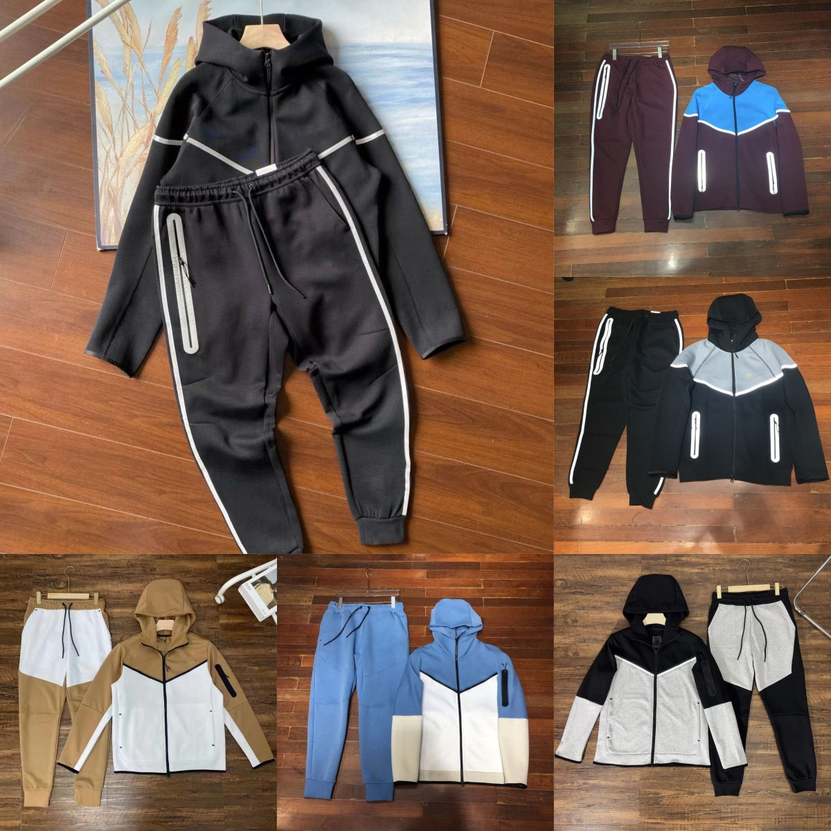 niki tech fleece tracksuit monterex Tracksuit Mens Tech Pants Sports Tech Hoodies Designer Tracksuit Hoodie Men Woman Trousers Tracksuits Bottoms Ru