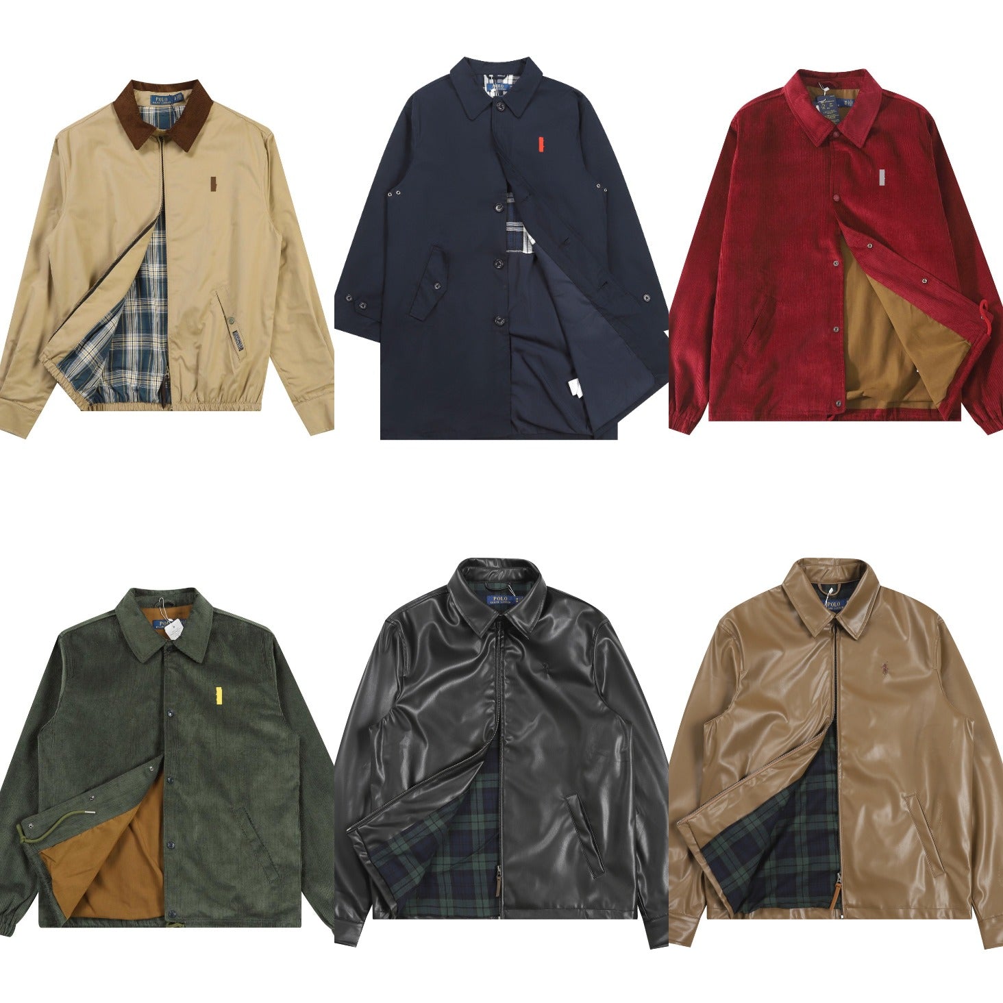 designer jacket men windbreaker veste coat outerwear winter fashion leather jackets trench coat hooded old money cleanfit vintage loose warm