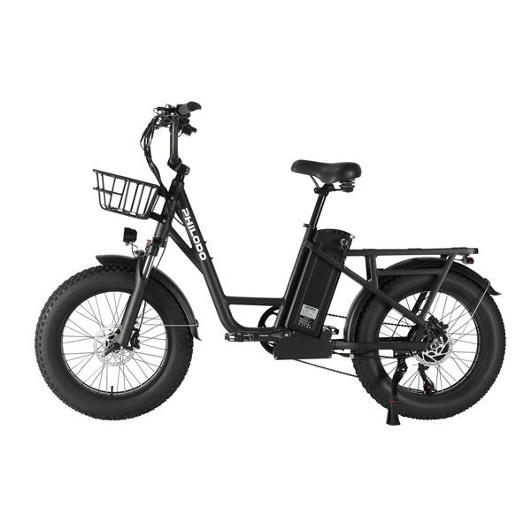 EU Stock T1 20Ah(960Wh) 48V 750W 20 Inch Electric Bicycle 20*4.0 Fat Tire Ebike hydraulic disc brakes 60KM Mileage Range Electric Bike