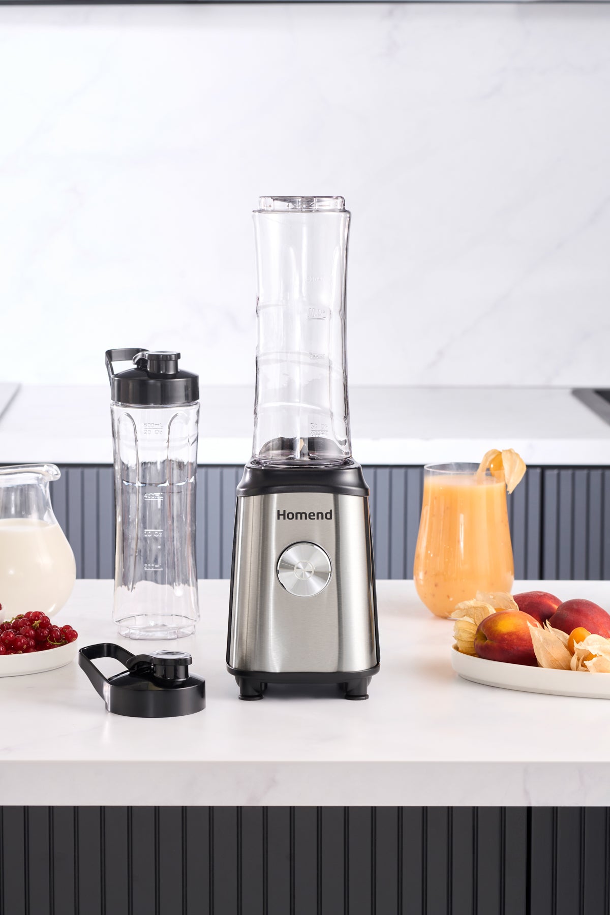 Homend Mixfresh 7010EU Personal Smoothie Blender Edelstahl 350W