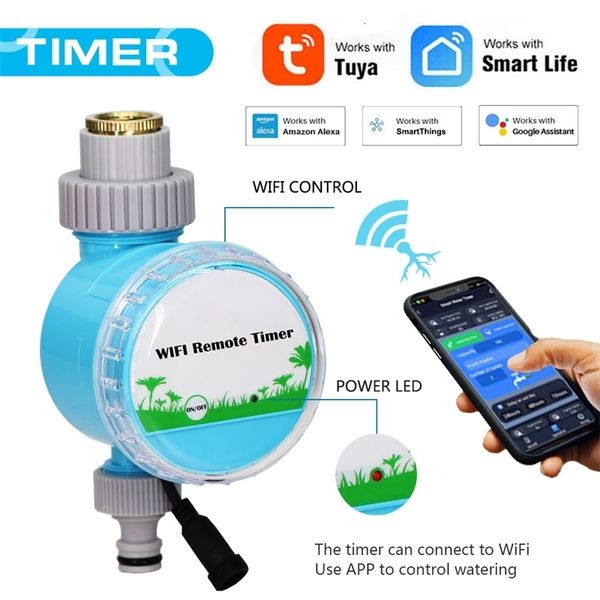 Watering Equipments WiFi Nirkabel Taman Pengatur Waktu Air Ponsel Pintar Pengendali Jarak Jauh Rumah Kaca Luar Ruangan Irigasi Otomatis Kit