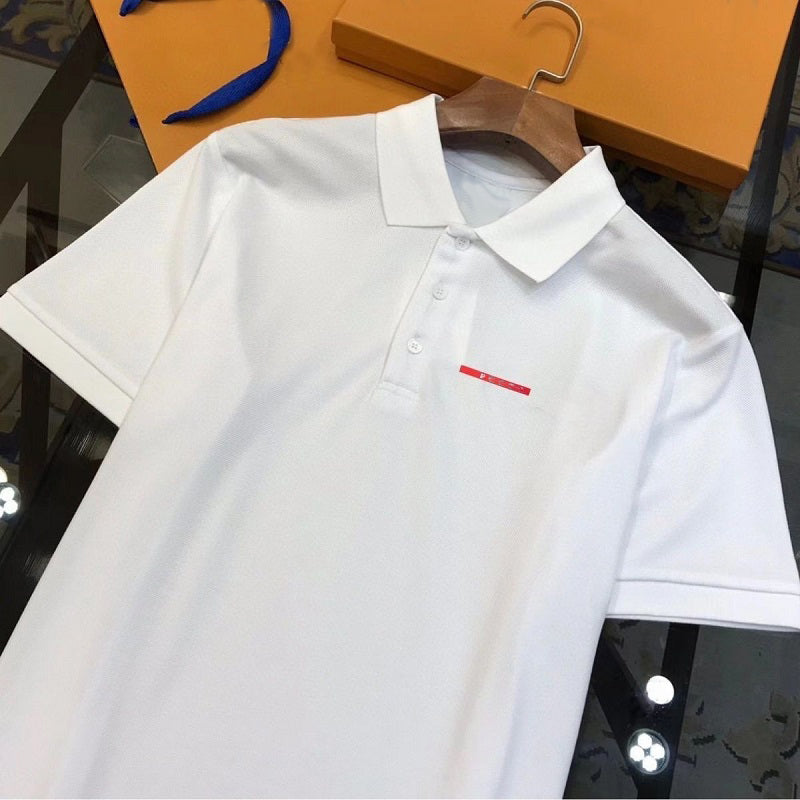 Business Men Polo Shirt Luxury Fashion Summer Designer Clothing Short Sleeve Collar Details Casual Tee M-XXL