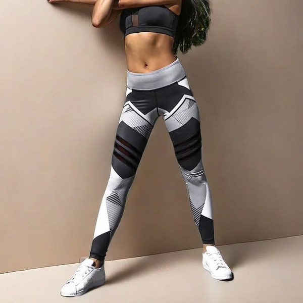 Mulher Legging Yoga Wear Fitness High Waist Lady Lady Calças Dobutas Lixando Nylon Fast Dy Dy