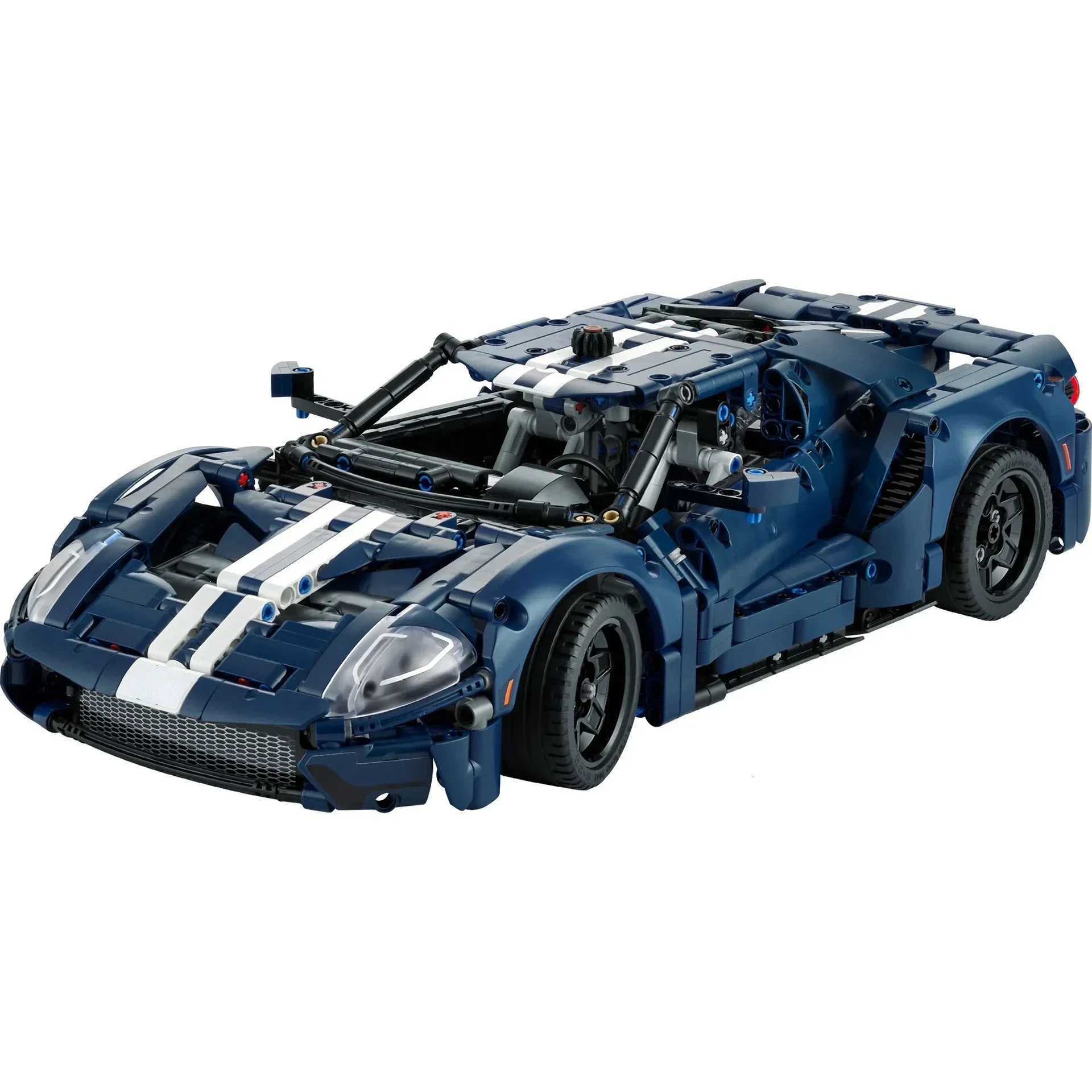 Blocks In stock 42154 Technical car With lighting Forded GT Supercar Model Building Block Toy Vehicle Bricks Birthday Gifts BoyfriendL475