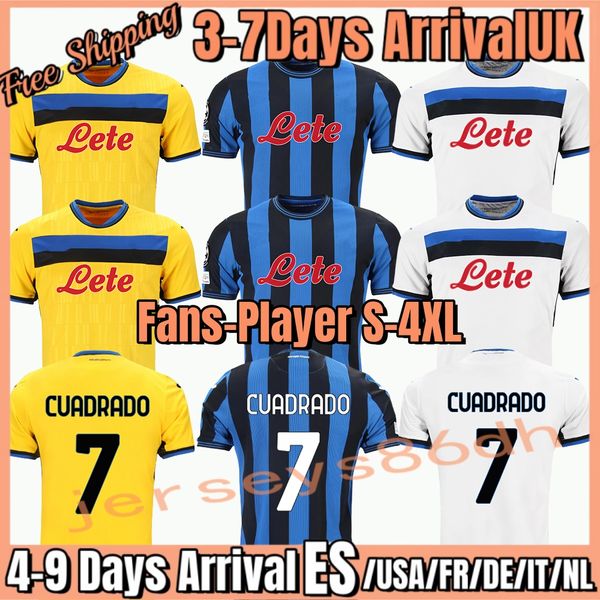 2024-25 ATALANTA Soccer jerseys men kids kit CUADRADO ZANIOLO LOOKMAN PALESTRA HIEN football shirts men Fans player S-4XL