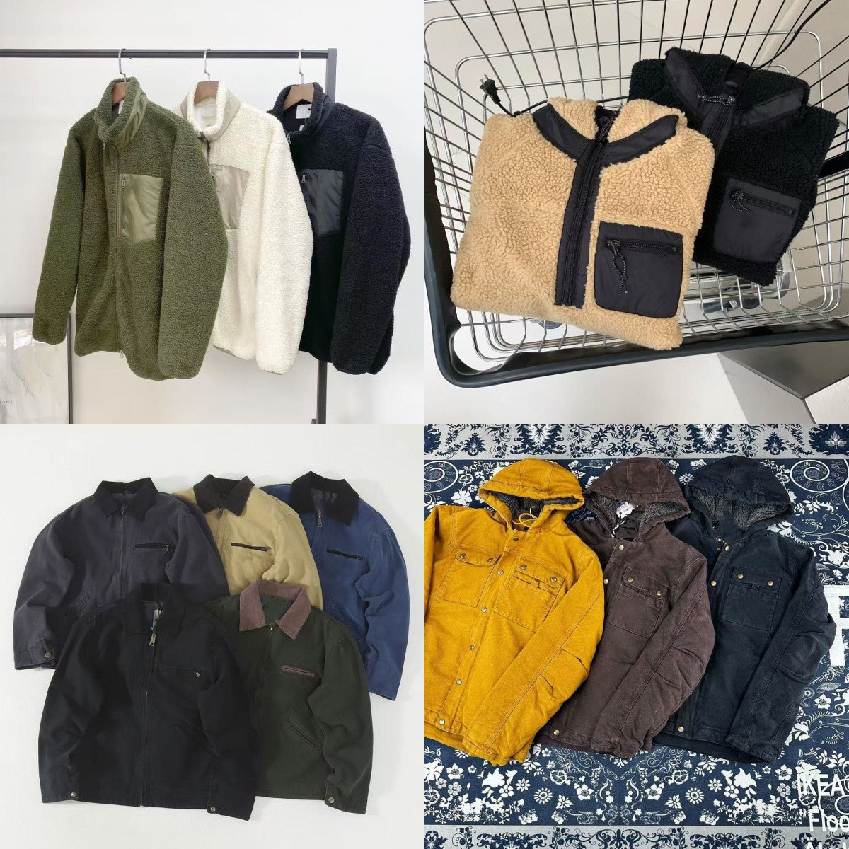 Mens Jackets Designer Coats fleece jacket Thick Warm Down Classic Retro Couple Models Lamb Cashmere fleece coat Couple Winter Outerwears