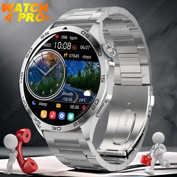 2024 For Smart Watch Men Watch 4 Pro 1.50 Inch HD Screen Bluetooth Call Health Monitoring Smartwatch For Android iOS 250106